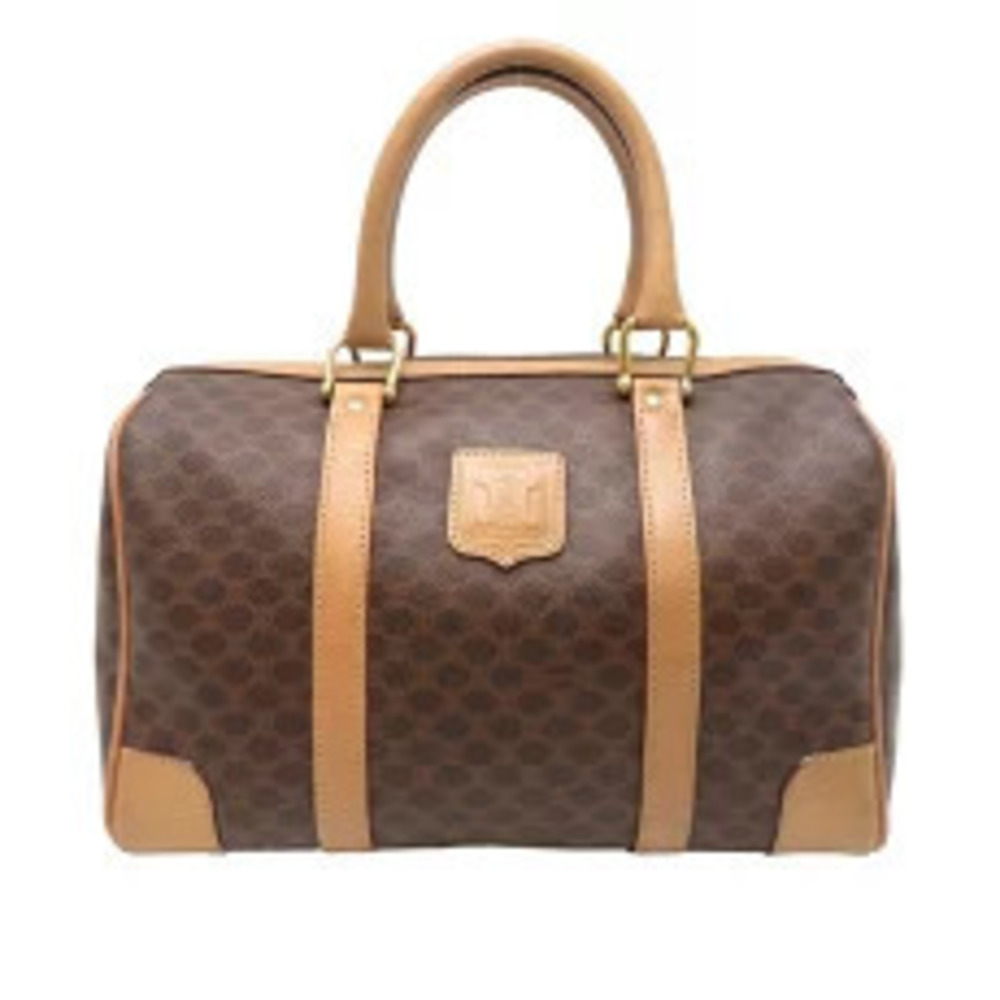 Celine Macadam Boston Bag Brown